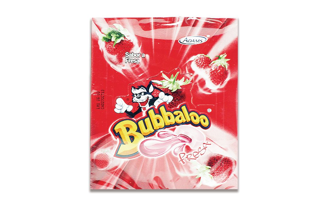 Chiclets Bubbaloo Fresa