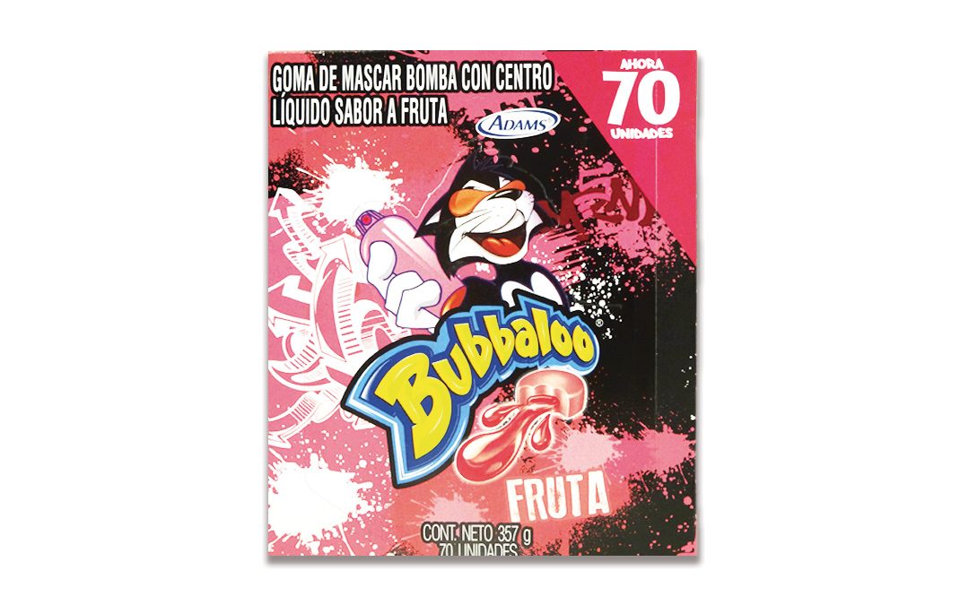 Chiclets Bubbaloo Fruta